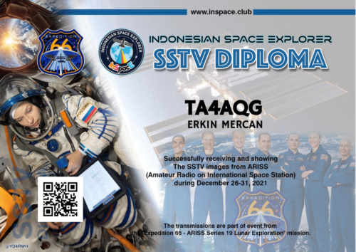 INDONESIAN SPACE EXPLORER SSTV DIPLOMA